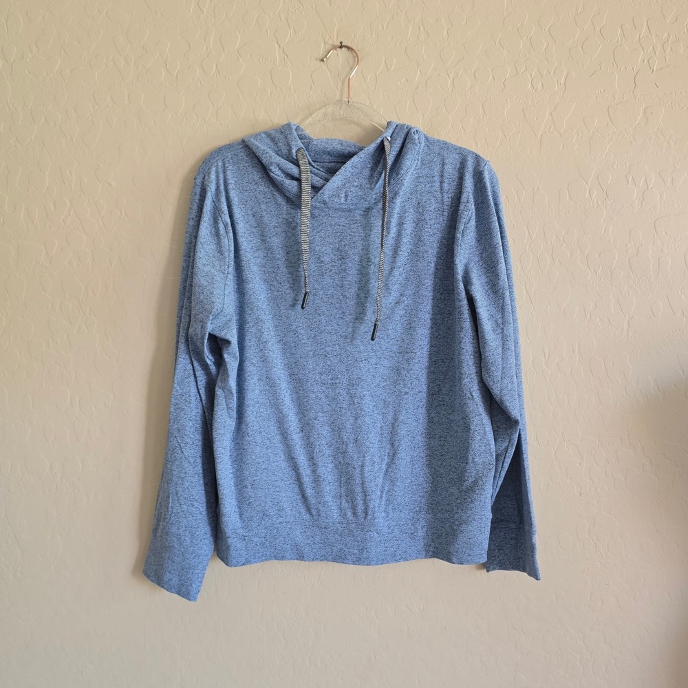 Albion Blue Women's Hoodie Top Size Medium Activewear Loungewear